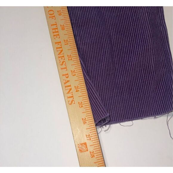Purple Pacsun High Rise Straight Leg Raw Hem Corduroy‎ Size 23 Button Fly - Picture 3 of 8